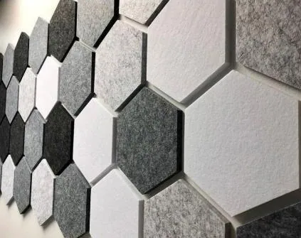 Silentical Hexagon Polyester Fiber Acoustic Tiles
