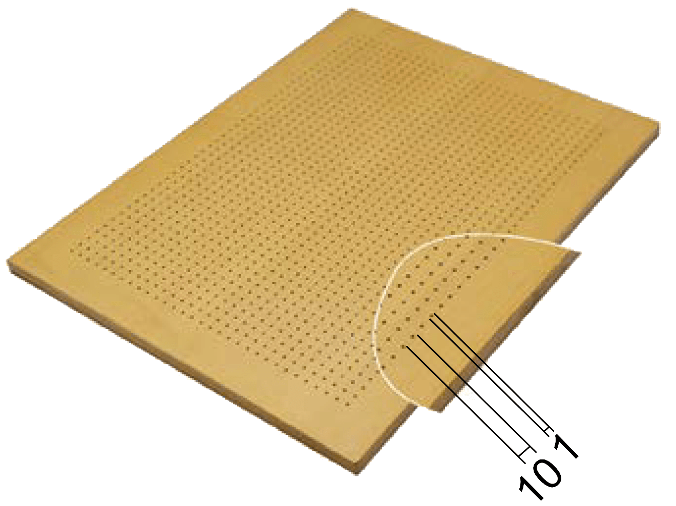 Silentical 10/10/1 Wooden Perforated Panel
