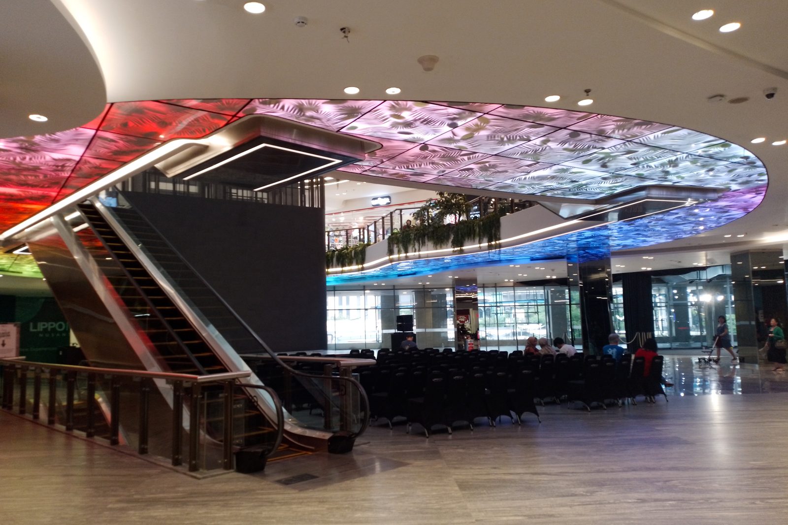 Modern commercial retail space interior