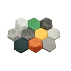 Alternative view of Silentical 3D Hexagon Polyester Fiber Acoustic Tiles