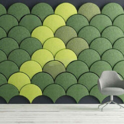 Alternative view of Silentical Custom Polyester Fiber Acoustic Tiles